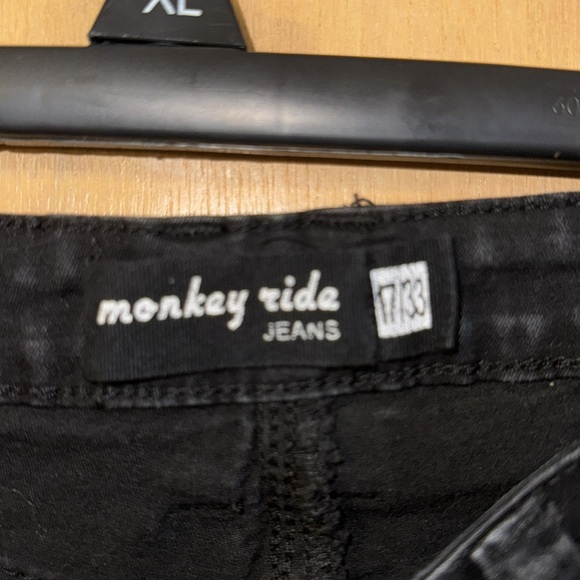 Monkey Ride Black Jeans - Picture 3 of 4